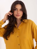 Koszula LK-KS-510109.70 ciemny żółty M