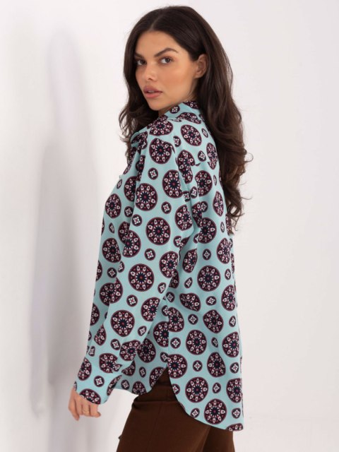 Koszula LK-KS-510190.20P mietowy S/M