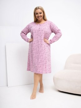 Koszula nocna DU-KN-FP-607.04P ciemny różowy 3XL