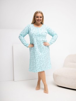 Koszula nocna DU-KN-FP-607.04P mietowy 3XL