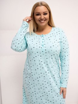 Koszula nocna DU-KN-FP-607.04P mietowy 4XL