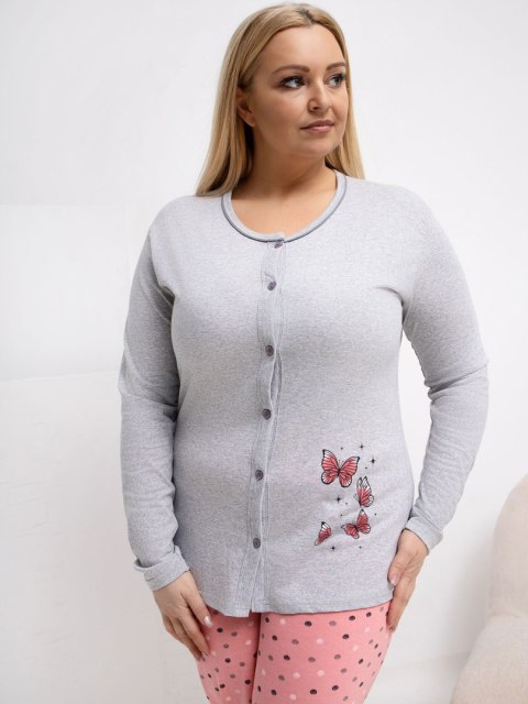 Piżama DU-PI-FP-509.99P szary 3XL