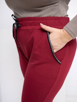 Spodnie dresowe RV-DR-4765.52 bordowy 3XL