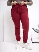 Spodnie dresowe RV-DR-6301.88 bordowy 2XL