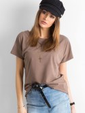 T-shirt RV-TS-4662.24P brązowy L