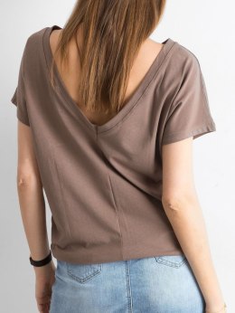 T-shirt RV-TS-4662.24P brązowy L