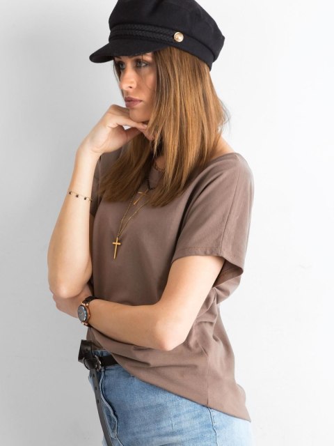 T-shirt RV-TS-4662.24P brązowy XL