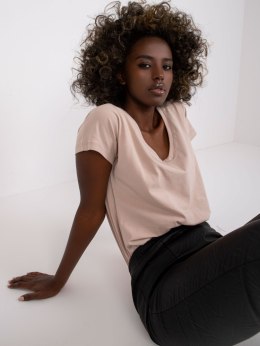 T-shirt RV-TS-4832.01P beżowy XL