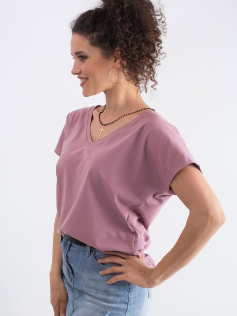 T-shirt RV-TS-4832.19P ciemny różowy XL