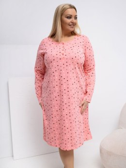 Koszula nocna DU-KN-FP-607.04P brzoskwiniowy XL