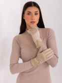 Rękawiczki AT-RK-239507.94P beżowy S/M