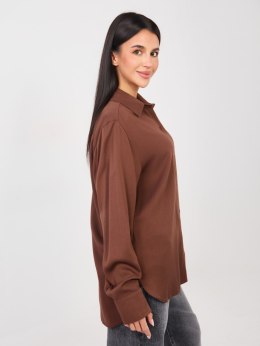 Koszula LK-KS-510197.12P brązowy L/XL