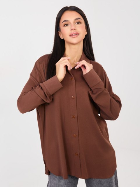 Koszula LK-KS-510197.12P brązowy XL/2XL