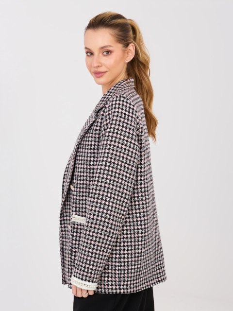 Marynarka LK-MA-510149.93 czarno-różowy M