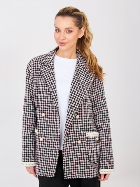 Marynarka LK-MA-510149.93 czarno-różowy S