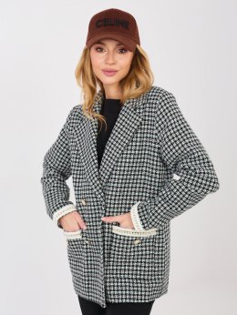 Marynarka LK-MA-510149.93 czarno-zielony XL