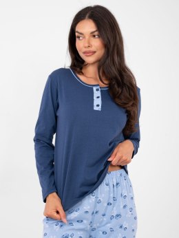 Piżama DU-PI-FP-007.69 ciemny niebieski L