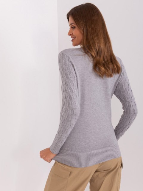 Sweter AT-SW-2324-2.68 szary