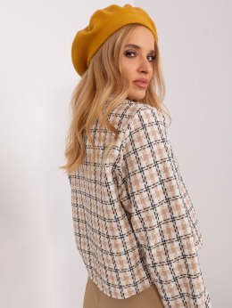 Czapka AT-CZ-231305.85P ciemny żółty