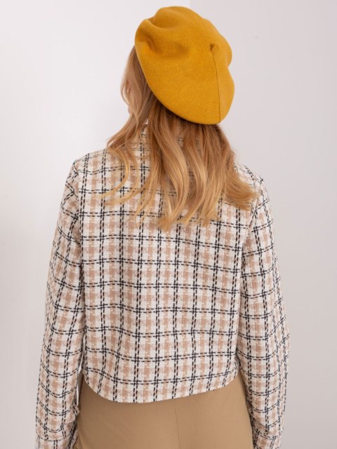 Czapka AT-CZ-231305.85P ciemny żółty