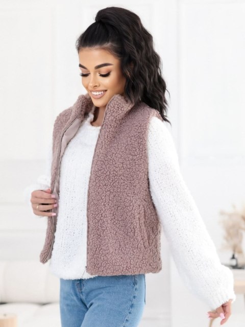 Kamizelka CS-KZ-1403.00P ciemny bezowy M