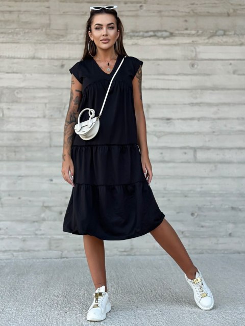 Sukienka TW-SK-2206.04P czarny 2XL