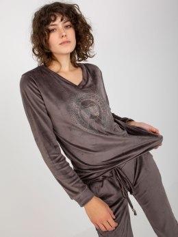 Komplet RV-KMPL-8442.23P ciemny szary S/M