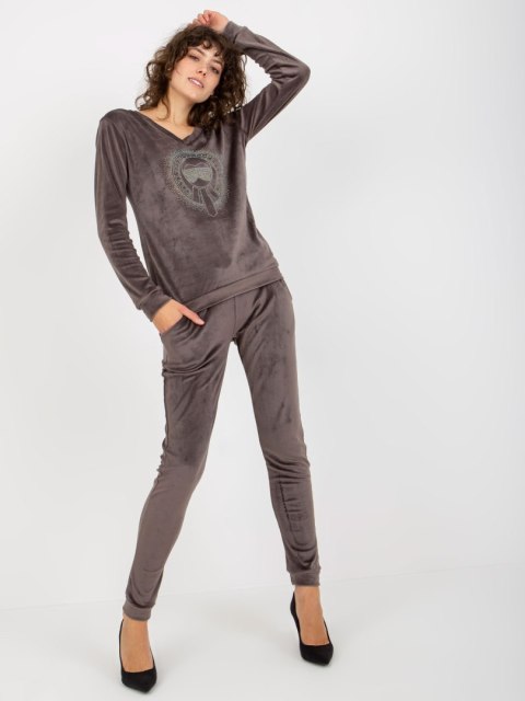 Komplet RV-KMPL-8442.23P ciemny szary S/M