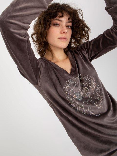 Komplet RV-KMPL-8442.23P ciemny szary S/M