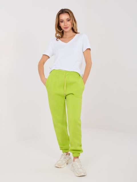 Spodnie dresowe CLM-DR-1107.98 limonkowy XL