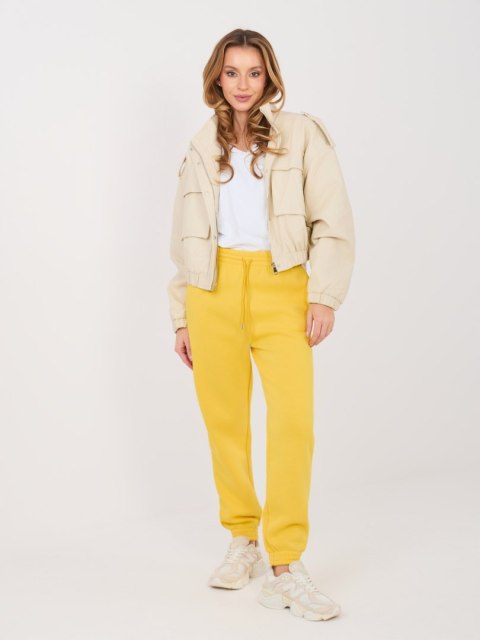 Spodnie dresowe CLM-DR-1107.98 żółty S