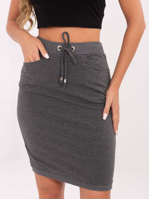 Spódnica RV-SD-4793-1.32 ciemny szary M