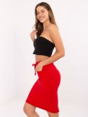 Spódnica RV-SD-4793-1.32 czerwony XL