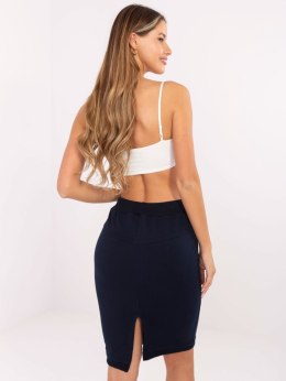 Spódnica RV-SD-4793-1.32 granatowy L