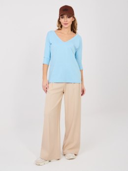 Bluzka RV-BZ-A1189.24 jasny niebieski L/XL