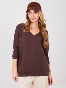 Bluzka RV-BZ-A1192.71 ciemny brązowy S/M