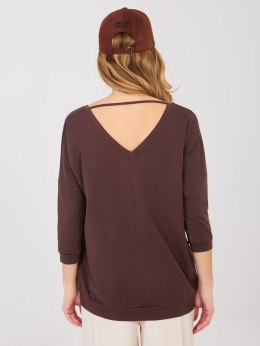 Bluzka RV-BZ-A1192.71 ciemny brązowy S/M