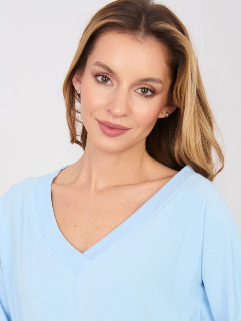 Sukienka RV-SK-7203.35P jasny niebieski L/XL