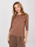 Bluzka RV-BZ-4661.40P jasny brązowy XL