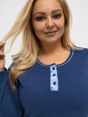 Piżama DU-PI-FP-510.13 ciemny niebieski 4XL