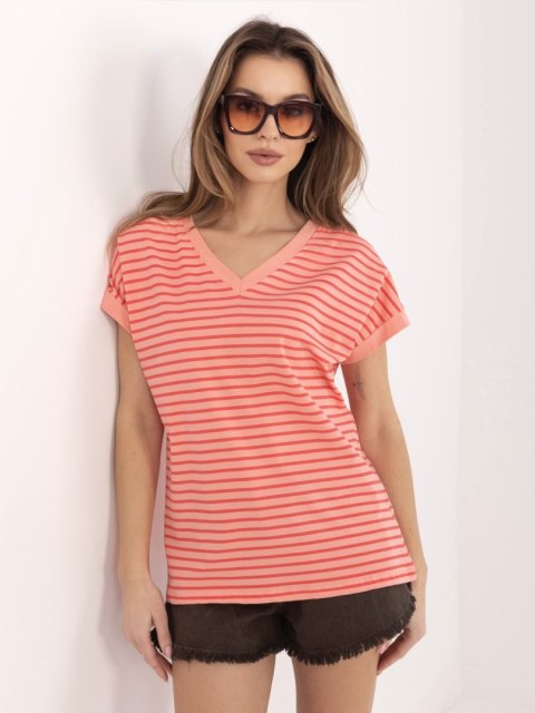 T-shirt RV-TS-A1124.90 brzoskwiniowy