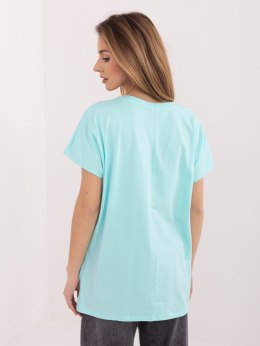 T-shirt RV-TS-A1206.84 mietowy