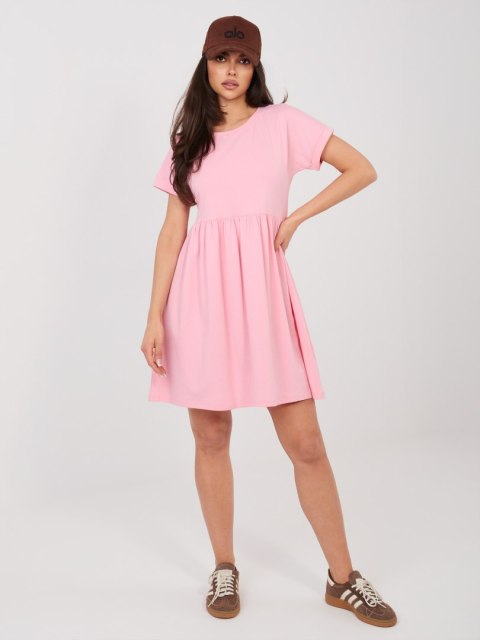Sukienka RV-SK-5672.03P jasny różowy L