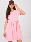 Sukienka RV-SK-5672.03P jasny różowy M