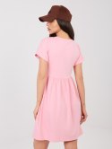 Sukienka RV-SK-5672.03P jasny różowy M