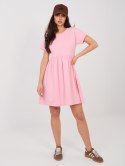Sukienka RV-SK-5672.03P jasny różowy M