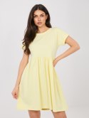 Sukienka RV-SK-5672.03P jasny żółty L