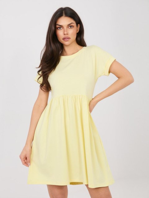 Sukienka RV-SK-5672.03P jasny żółty XL
