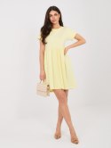 Sukienka RV-SK-5672.03P jasny żółty M
