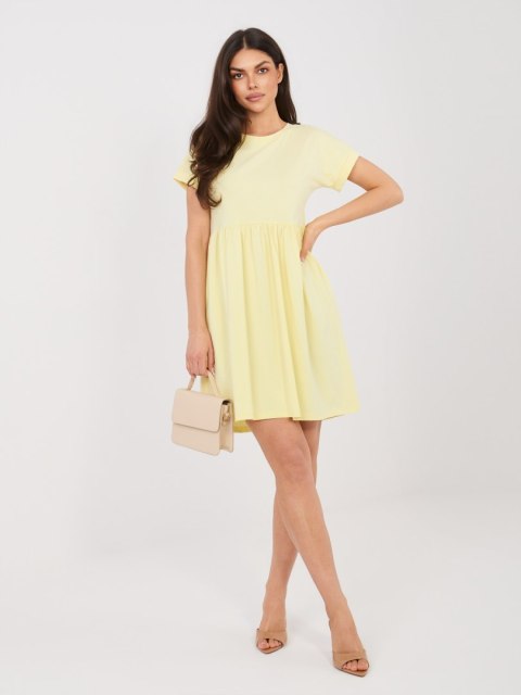 Sukienka RV-SK-5672.03P jasny żółty M